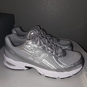 Unisex New Balance 740 Grey Silver Castlerock Sneaker Shoes Men's Womens 10.5